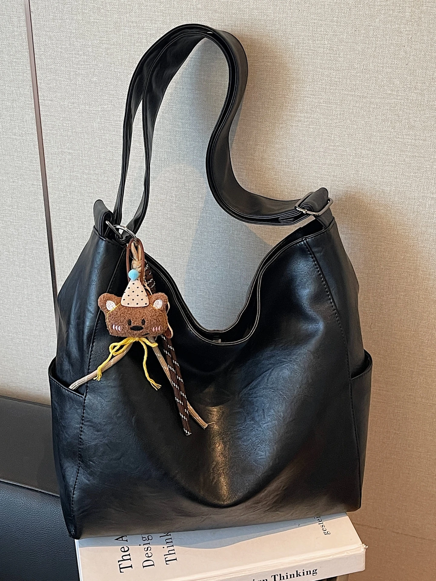 Large Capaci Commuter Bag Simple Slant Crossbody Bag Faionable All-Match Single oulder Bag for Work And Travel - view 2