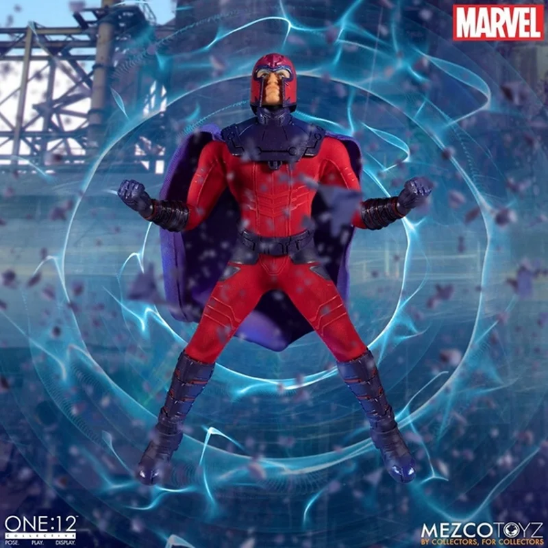 In Stock Original Mezco One:12 Marvel X-Men Magneto Anime Action Collection Figures Model Toys Gifts Cool Limited Gifts