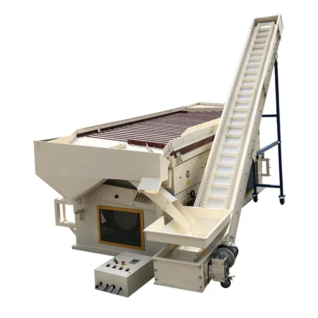 Sorghum Gravity Table Separator Grain Seed Separating Machine New Product 2023 Provided with 4 or 6 Individual Mute Air Blowers