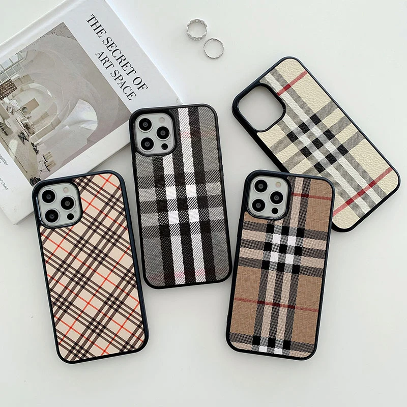 iPhone Cases Fashion Design TPU Leather For iPhone 11 12 13 14 Pro Max 14 Plus PC Hard Back Shockproof Cases