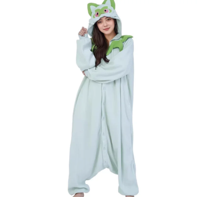 Snorlax Squirtle Mewtwo Tutina Kigurumi Pikachu Gengar Costume Cosplay Halloween Per Adulti Anime Gatto Eevee Pigiama Pijama