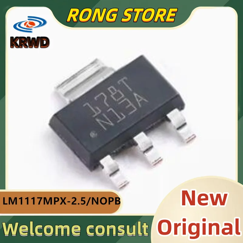 رقاقة IC جديدة وأصلية ، N13A ، N13 ، ، LM1117MPX ، LM1117MPX ، LM1117 ، SOT223 ، 10