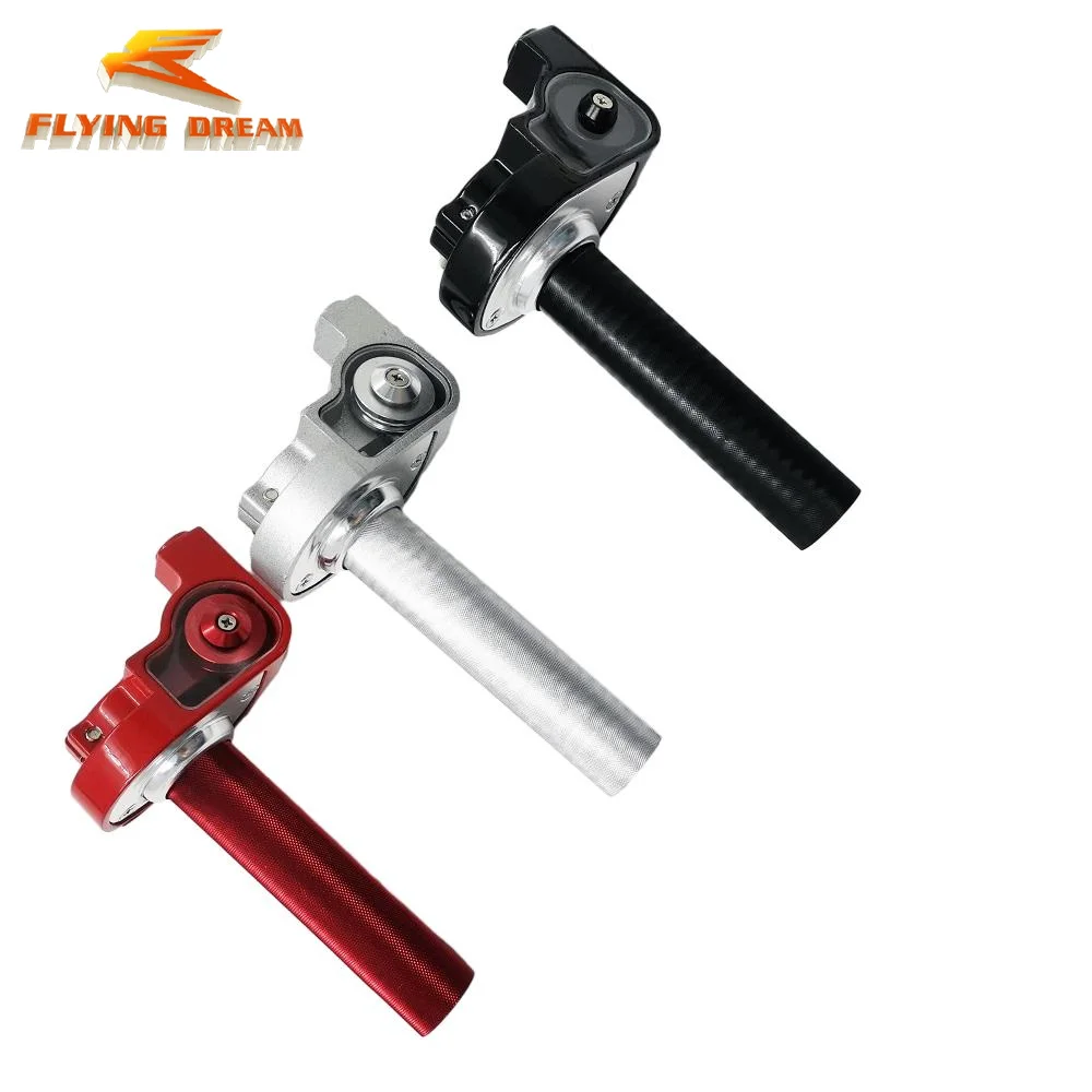 

Red CNC Aluminum Alloy Twist Throttle Body Perch/CNC Quick Action Throttle For Dirt Bike ATV Pit Bike 50cc 125cc 140cc 150cc