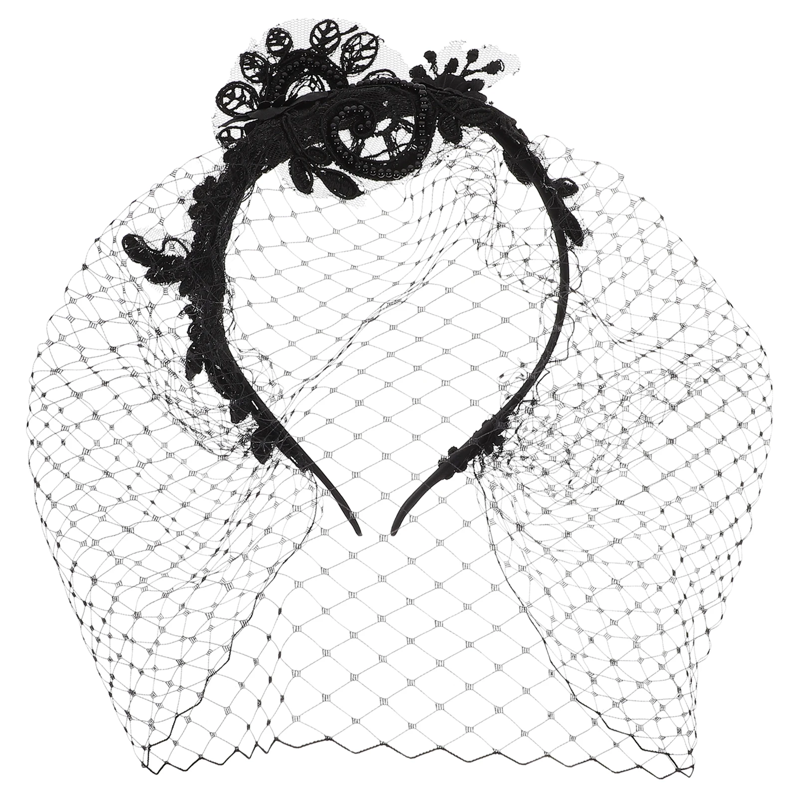 

Retro Mesh Hair Accessories Bridal Hair Accessories Vintage Birdcage Headband Veil Bride Fascinator Veil Headband Headpiece