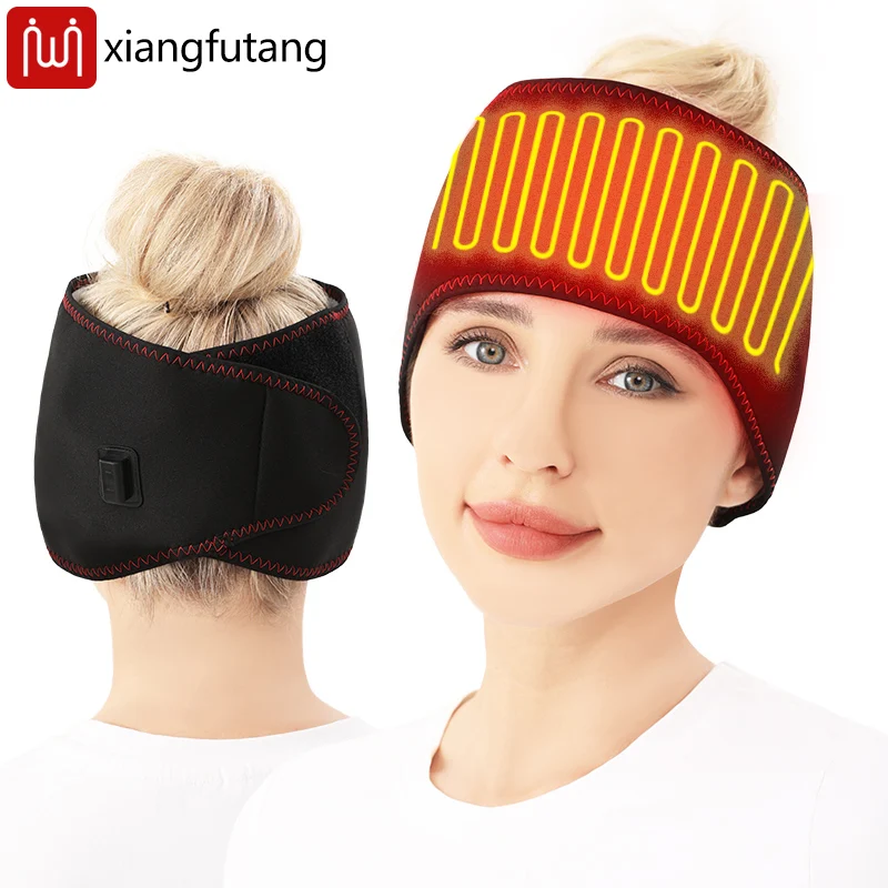 

Electric Heated Head Pad - 3-Level Heat & Timer - Head Warmth, Relaxation - Ideal for Daily Care (Home/Office/Post-Workout)