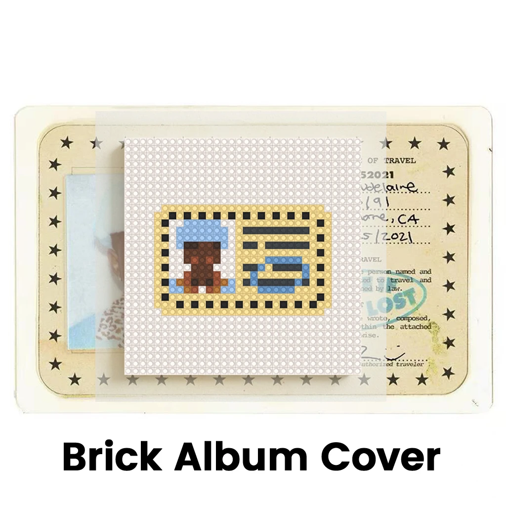 

T-Tyler the Creator Album Cover Poster MOC Building Brick Pixel Art Mosaic Painting Home Bedroom Wall Decor Poster