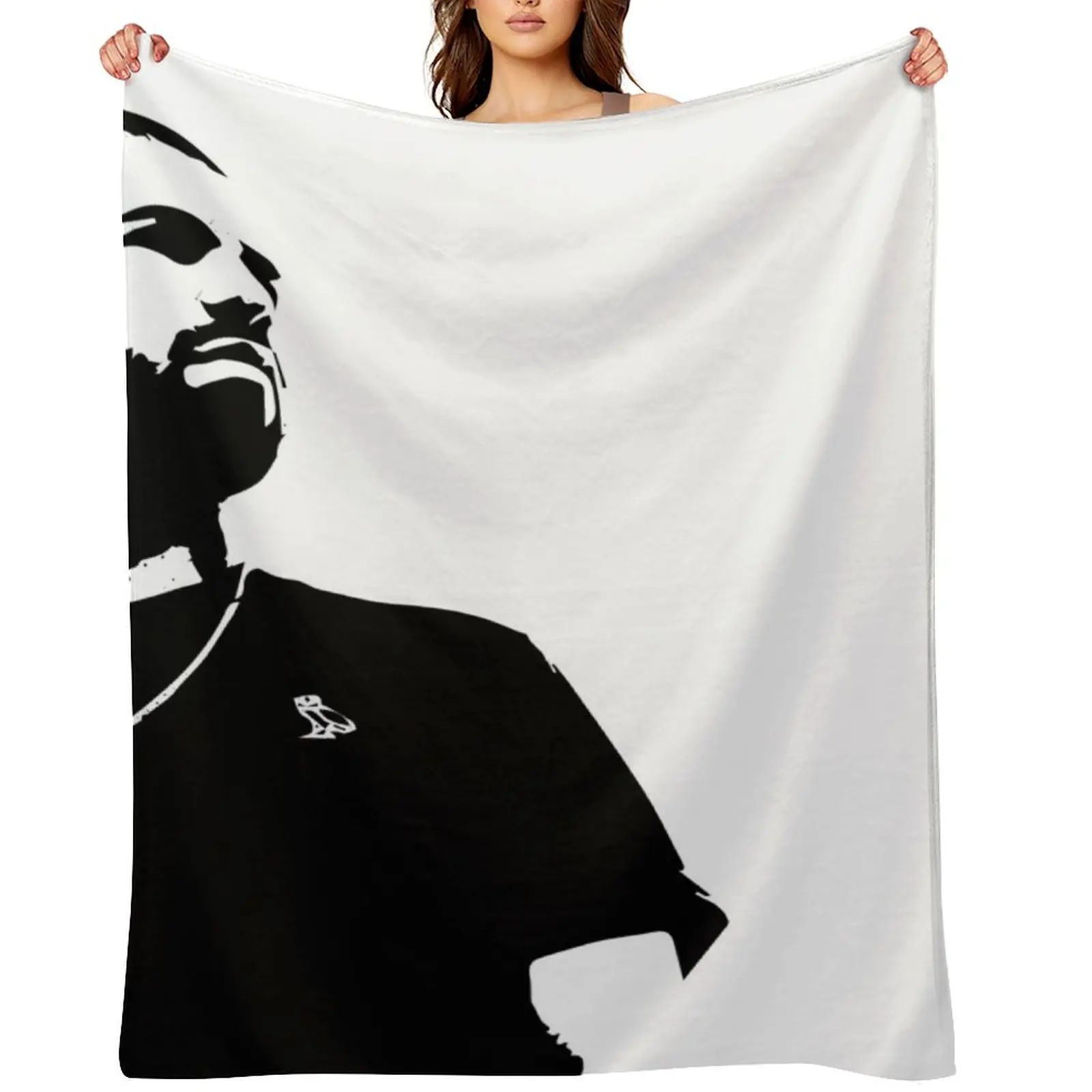 

Drake Rapper Throw Blanket Personalized Gift Thin funny gift anime Blankets