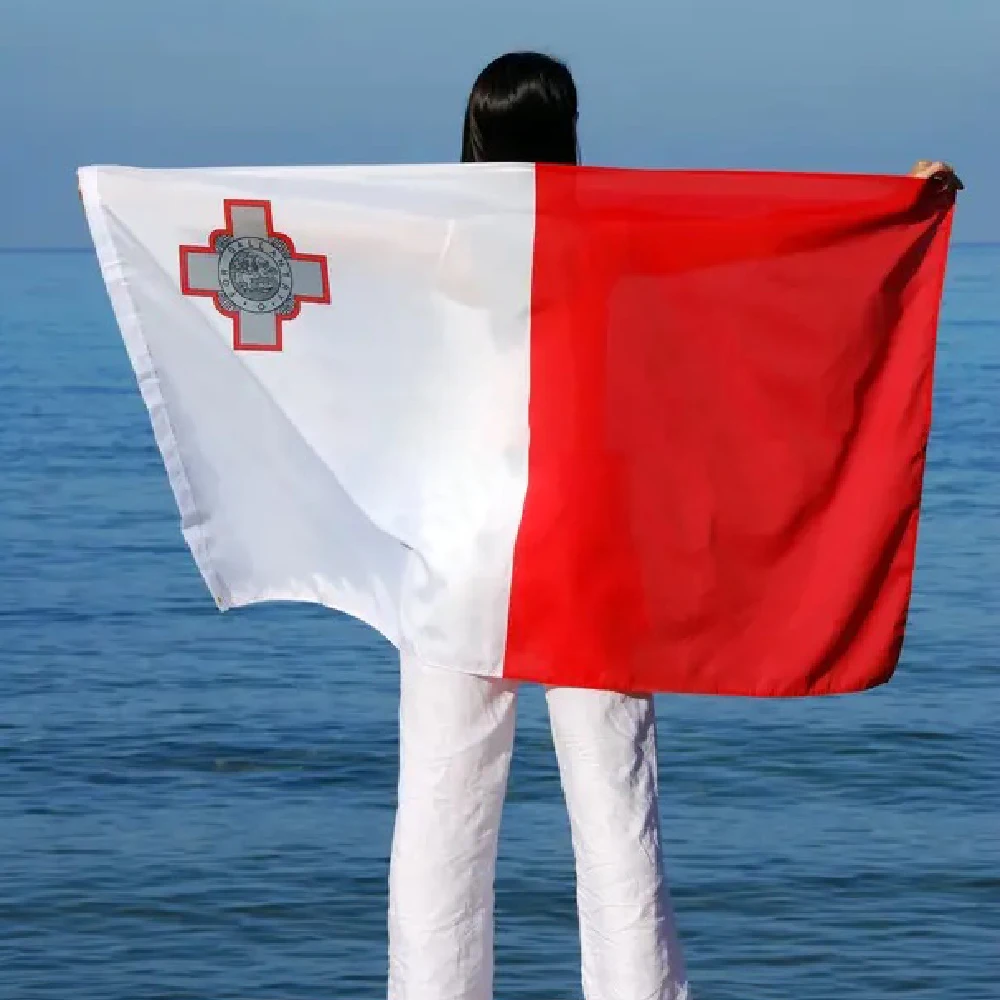 Bandera Nacional Mlt Malta 90X150CM