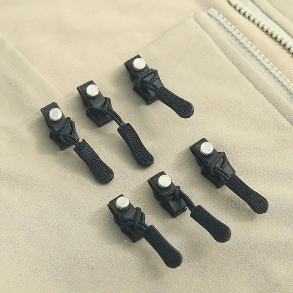 Universal Detachable Zipper Slider Puller Detachable Instant Repair Kit DIY Replacement Lever Locks for Clothing Luggage