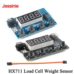 HX711 Load Cell AD Intelligent Weight Pressure Sensor Module with Display 24-bit Weighing Instrument Electronic Scale 4P Cable