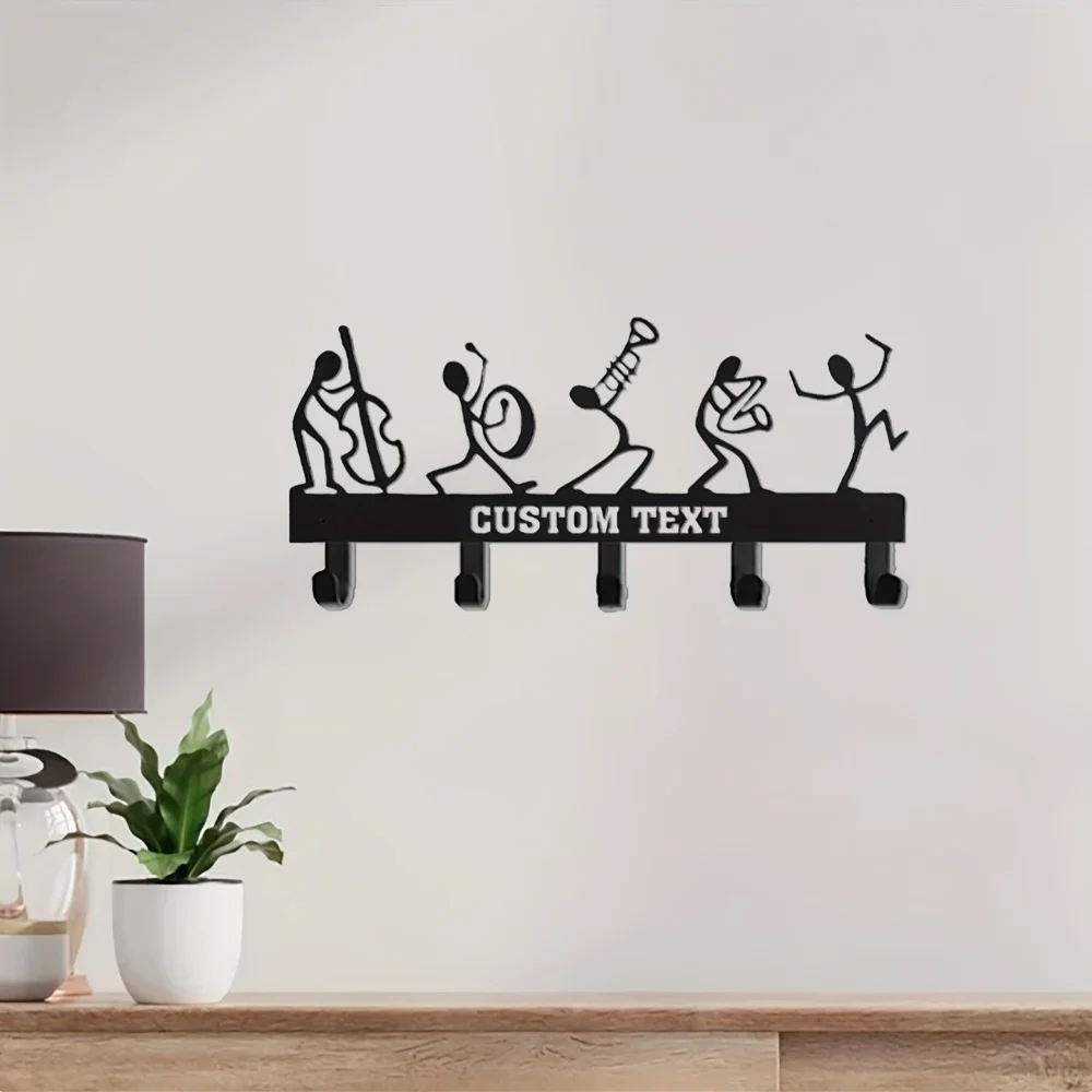 

Unique Handmade Customizable Metal Wall Hooks Contemporary Style Easy Install Multi - Functional Indoor Home Decor Gift