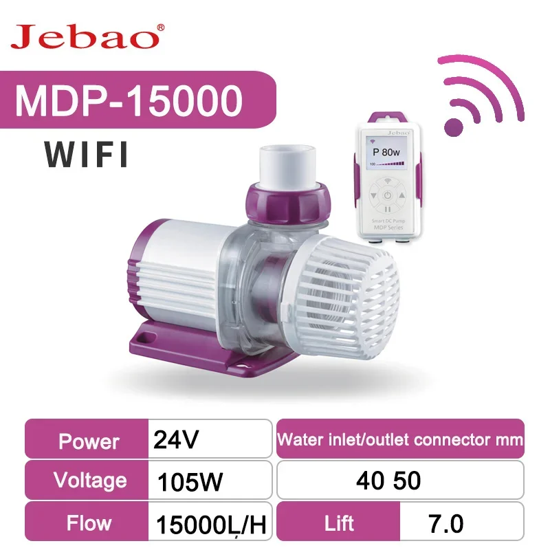 Jebao New MDP Series Water Pump LCD Display with Wifi Control for