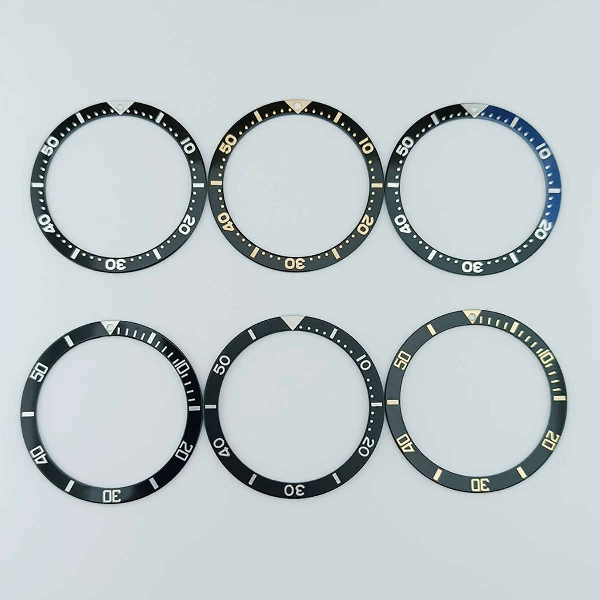 39 mm watch bezel Flat nh35 Bezel Insert 39mm*32.3mm substitute watch insert ring Watch Accessories parts