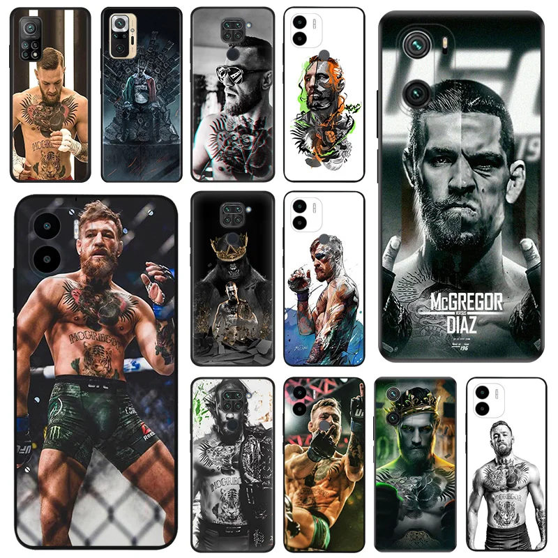 Conor Mcgregor Soft Phone Cases For Xiaomi Mi 11 Lite 5G NE Ultra 11T 11i 10T 10 Pro Note10 A2 CC9 9T 9 SE 8 Black Matte Cover