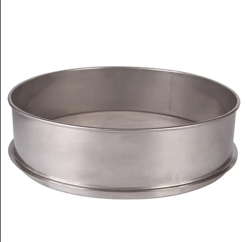 Accessoires de machine de tamisage de poudre de tamisage d'écran de vibration de diamètre de 400mm, tamis d'acier inoxydable, maille 1-600 en option