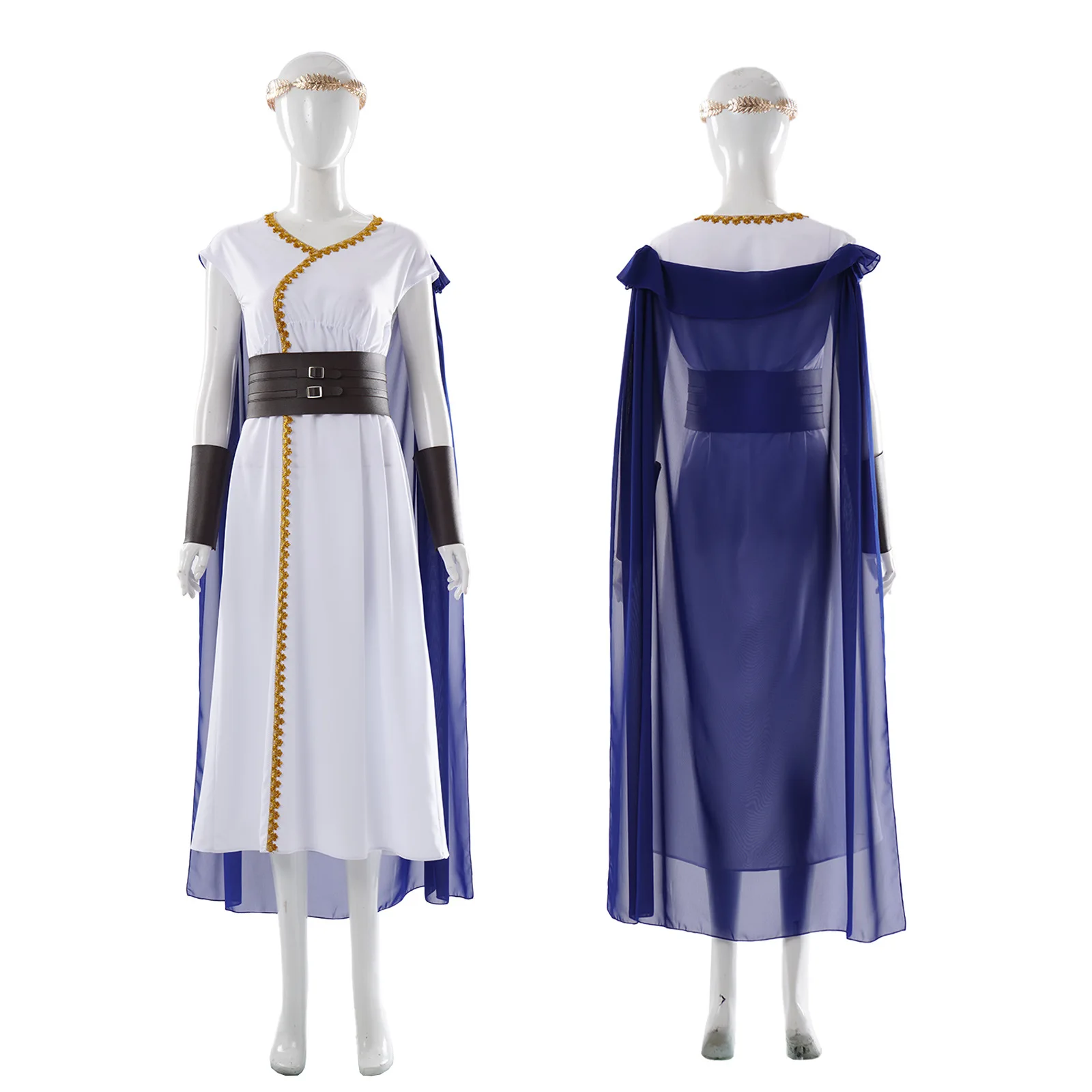 Disfraz de Cosplay de Mitología Romana de la Antigua Grecia, Conjunto de Vestido de Diosa Lunar Medieval, Traje de Diosa Griega