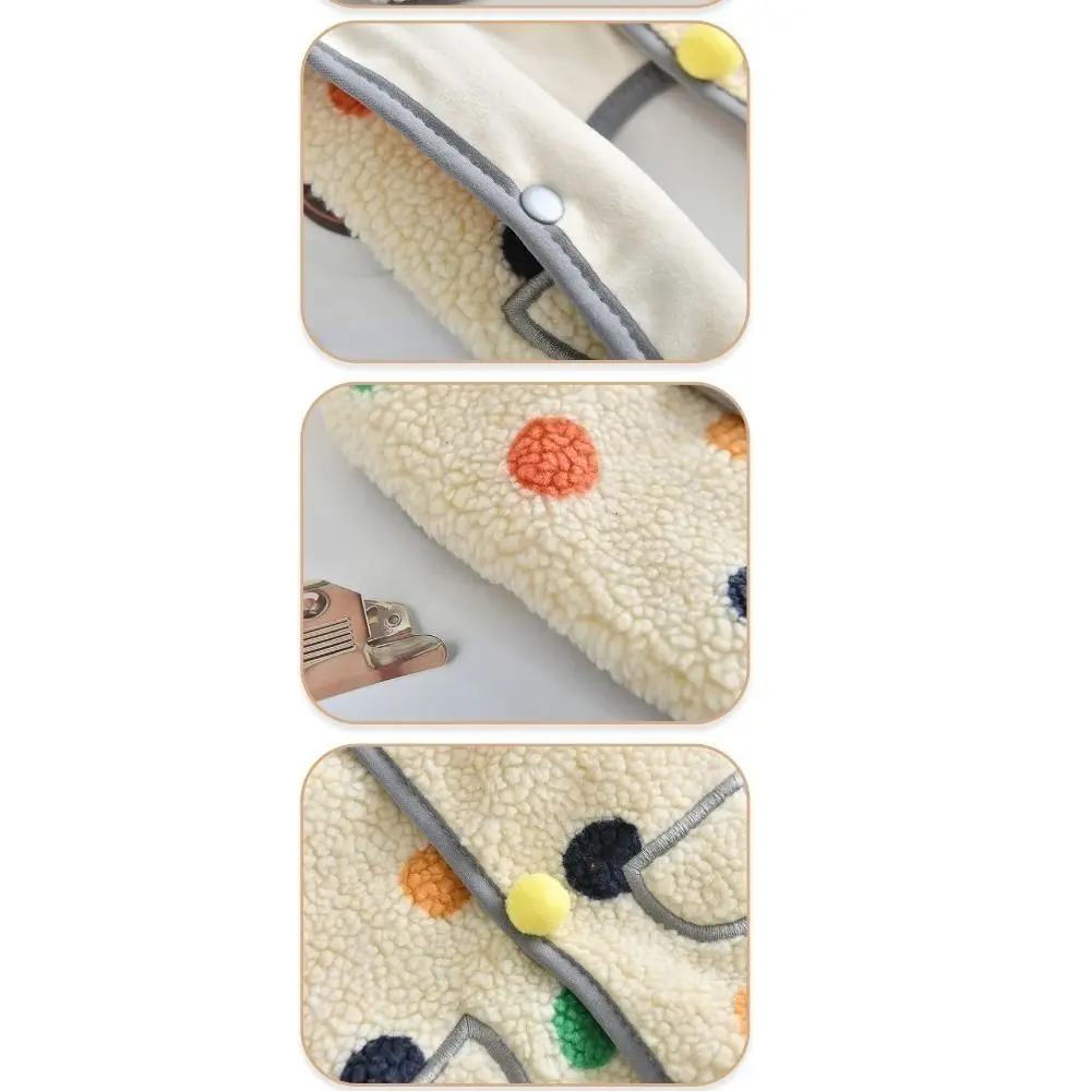 مستلزمات الحيوانات الأليفة الدافئة الكلب هوديي لينة الصوف الكلب الملابس أكمام جيب تصميم سترة الحيوانات الأليفة الخريف الشتاء