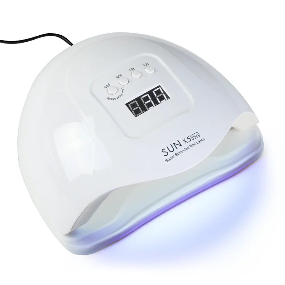 SunX5 Plus-secador de uñas, lámpara LED UV de 120W, para curar todos los esmaltes de Gel con detección de movimiento, herramientas de salón de manicura y pedicura