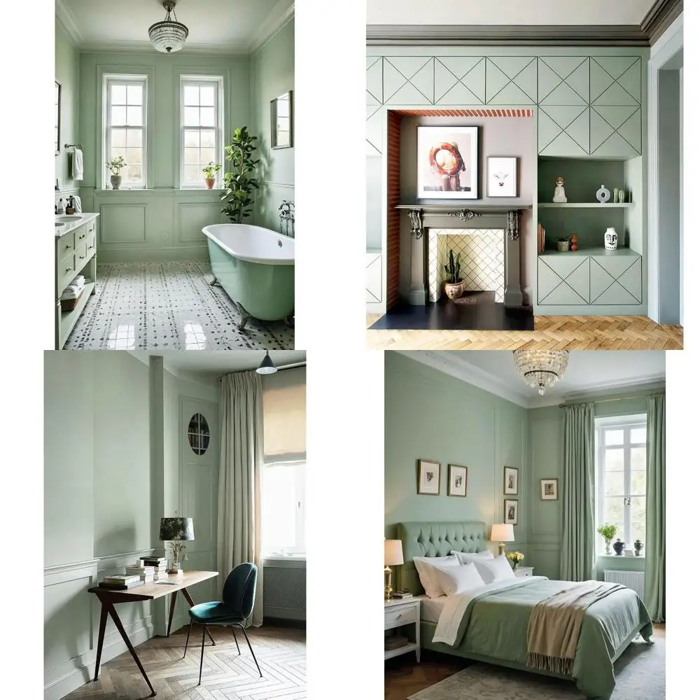 

Light Green Peel & Stick Wallpaper, 590 x 23.6, Modern Textured Vinyl, Removable & Renter-Friendly