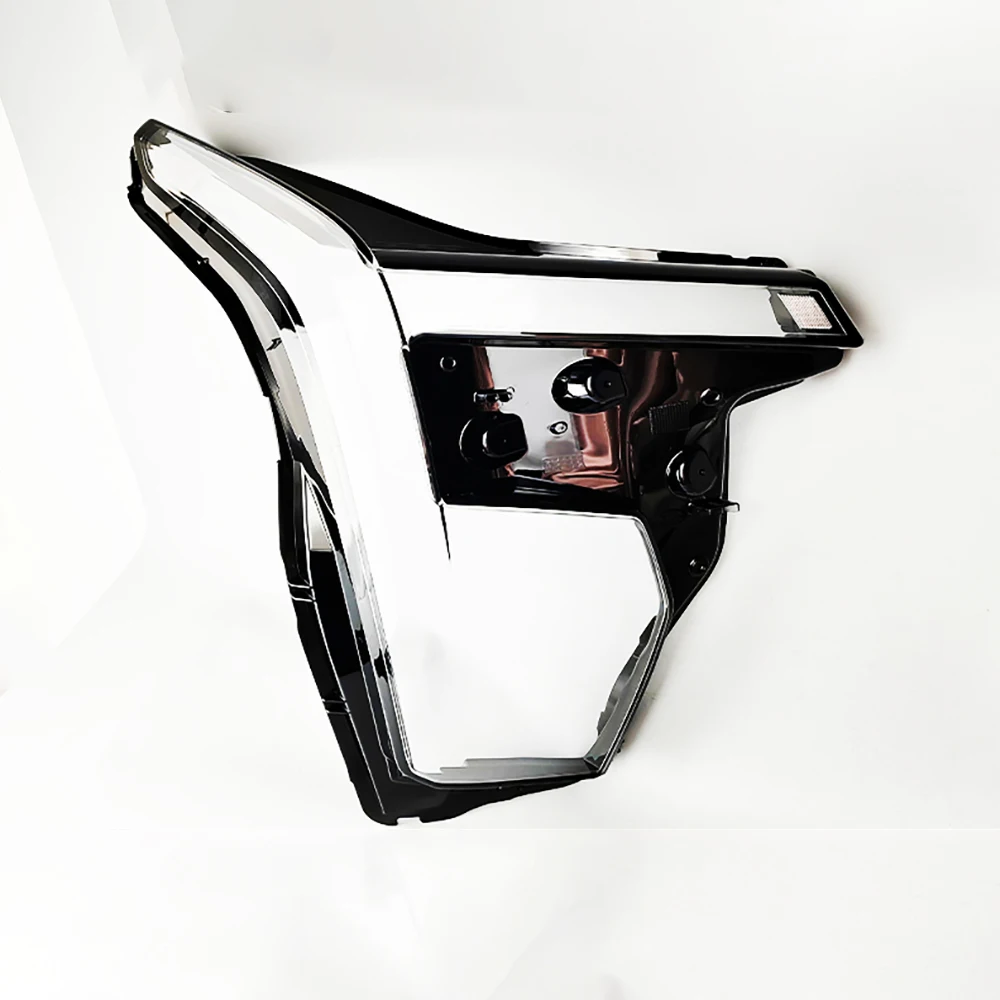 الجبهة العلوي قذيفة شفافة كشافات غطاء غطاء مصباح شبكي استبدال عاكس الضوء الأصلي لكاديلاك XT4 2023-2024 #2