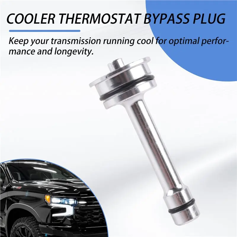A22E-Transmission Cooler Thermostat Bypass Plug Barbell For GMC Cadillac 6L80 6L90 8L90 2014-2020 Accessories