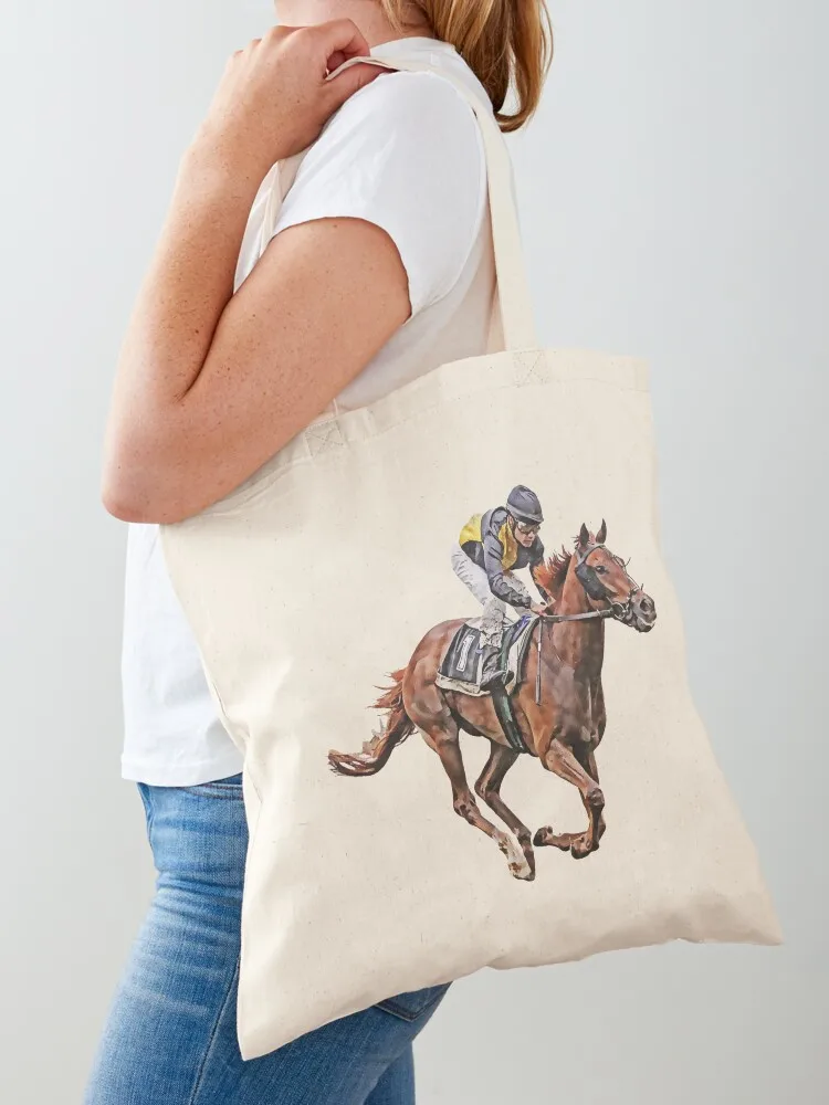 

Horse Racing Tote Bag shopper bags for women Custom bag Big bag women Shopping bags