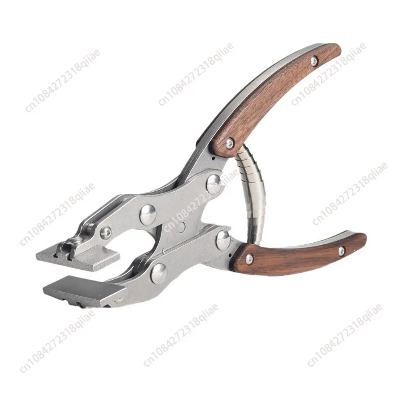 Handmade DIY Artisan Leather Craft Tools Leather Flat Pliers Stainless Steel Professional Double Pliers