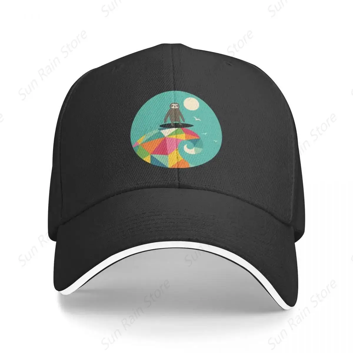 Surfs Up Baseball Cap Hat Man For The Sun Snap Back Hat Christmas Hat black For Girls Men's