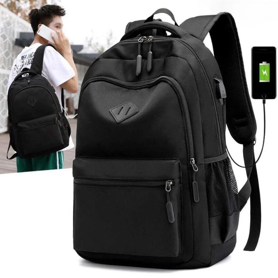 

Водонепроницаемая, износостойкая, большая, Capaci, мужская сумка для книг Novo High School Junior High Students, простая двойная сумка Aosphere...