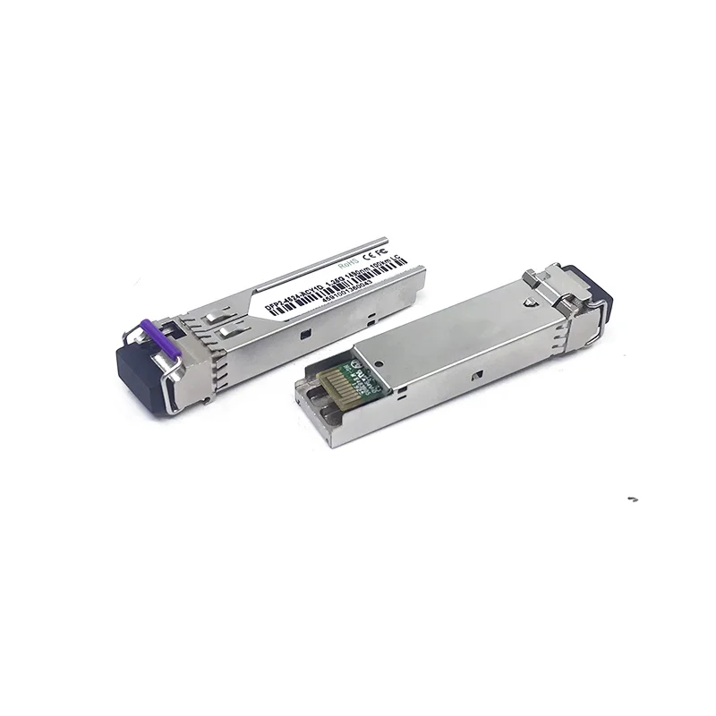 2PCS 1 pair DFP2-4524-ACY1D Tx1490nm Rx1550nm DFB laser 1G single mode Bidi SFP 100km LC 1.25G SFP