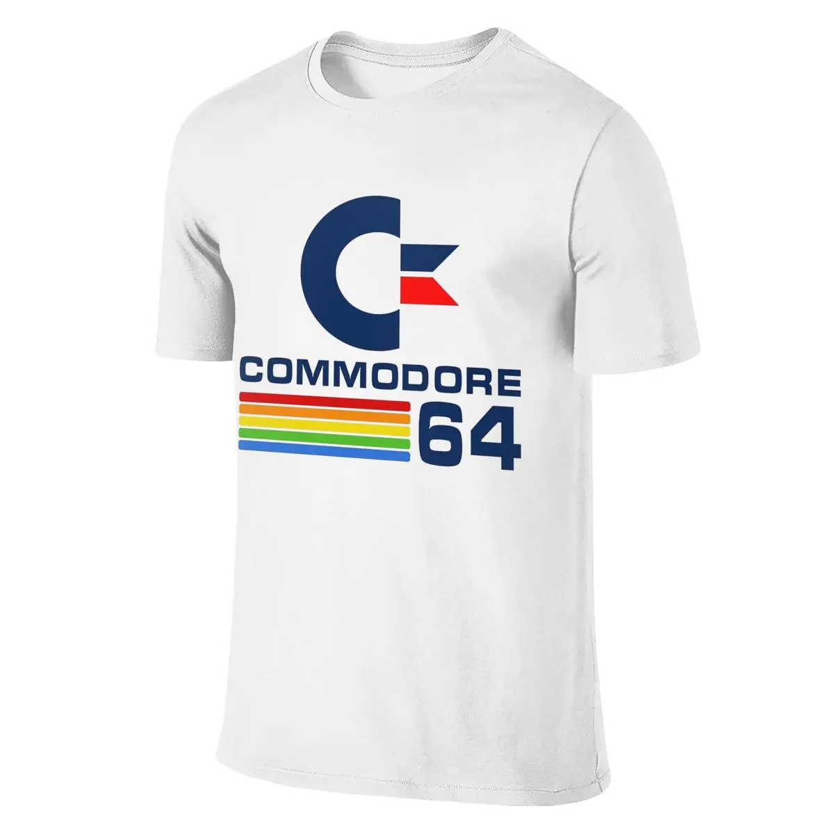 Commodore 64 Retro 8bit Men's T Shirts Vintage Tees Short Sleeve Crewneck T-Shirts Pure Cotton Adult Clothing