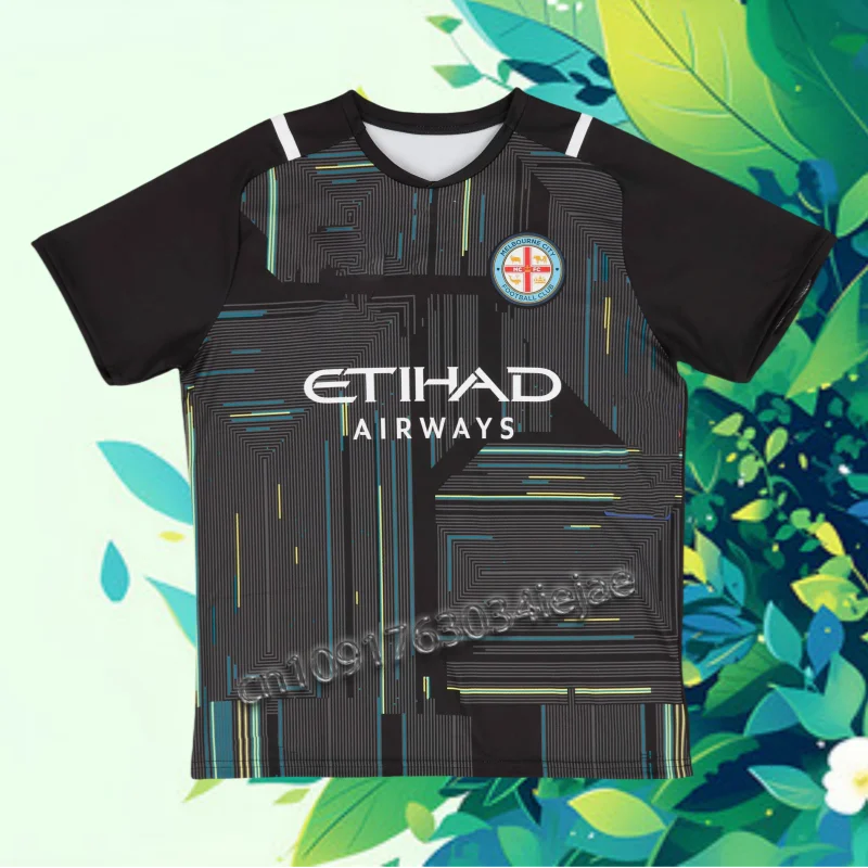 2024/25 European Station Summer Original Exclusive Football Jersey Quick Drying Printed T-shirt Melbourne City GK S/S Shirt