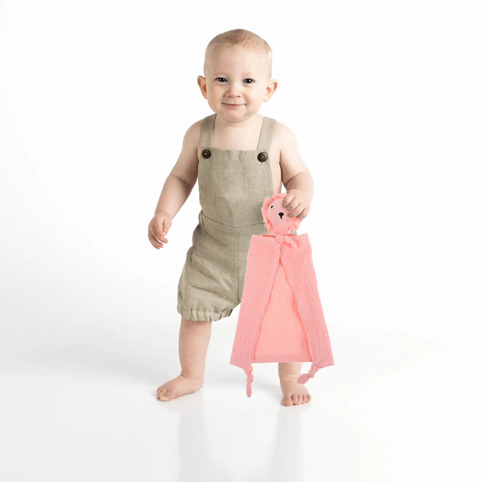 Copertina Morbida in Mussola per Neonati con Design a Volpe, Coperta di Sicurezza Antirughe per Dentizione e Sonnellino Confortevole