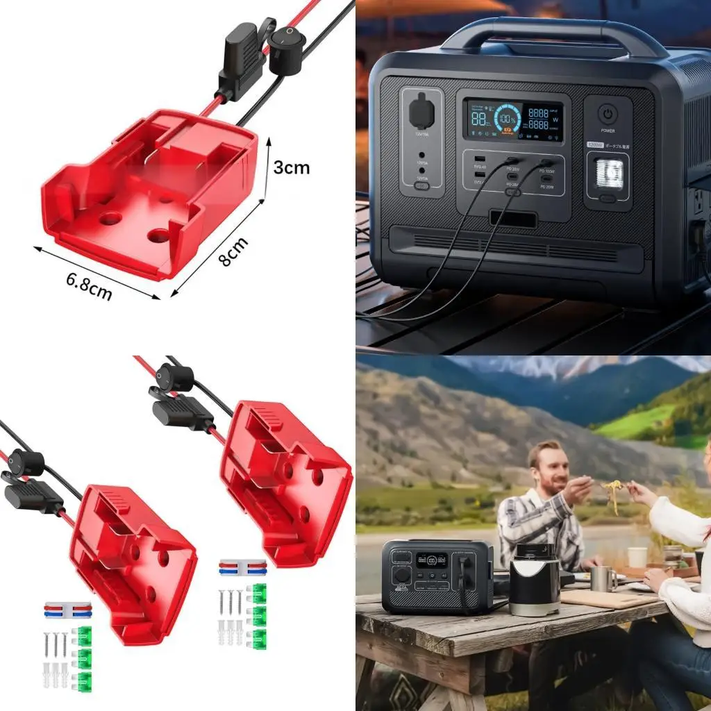 

R9UF Professional 18V Adadapter Adapter 30 Amp Защита Водостойная конструкция для питания аккумулятора 18 В.