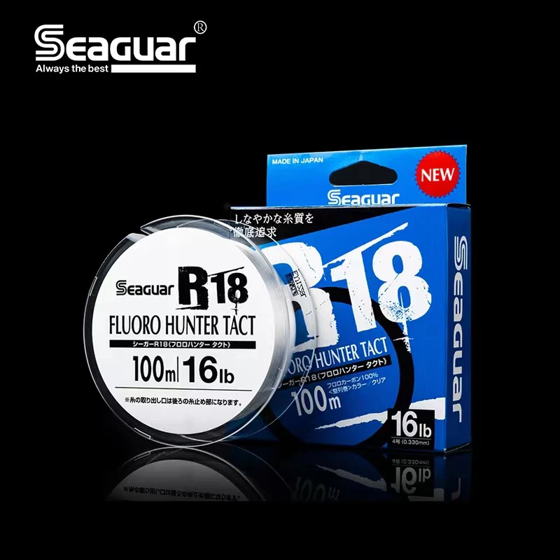 Original Japanese Seaguard Blue Label R18 Fluorocarbon Fish Line Subfront Wire Subline Main Carbon Wire