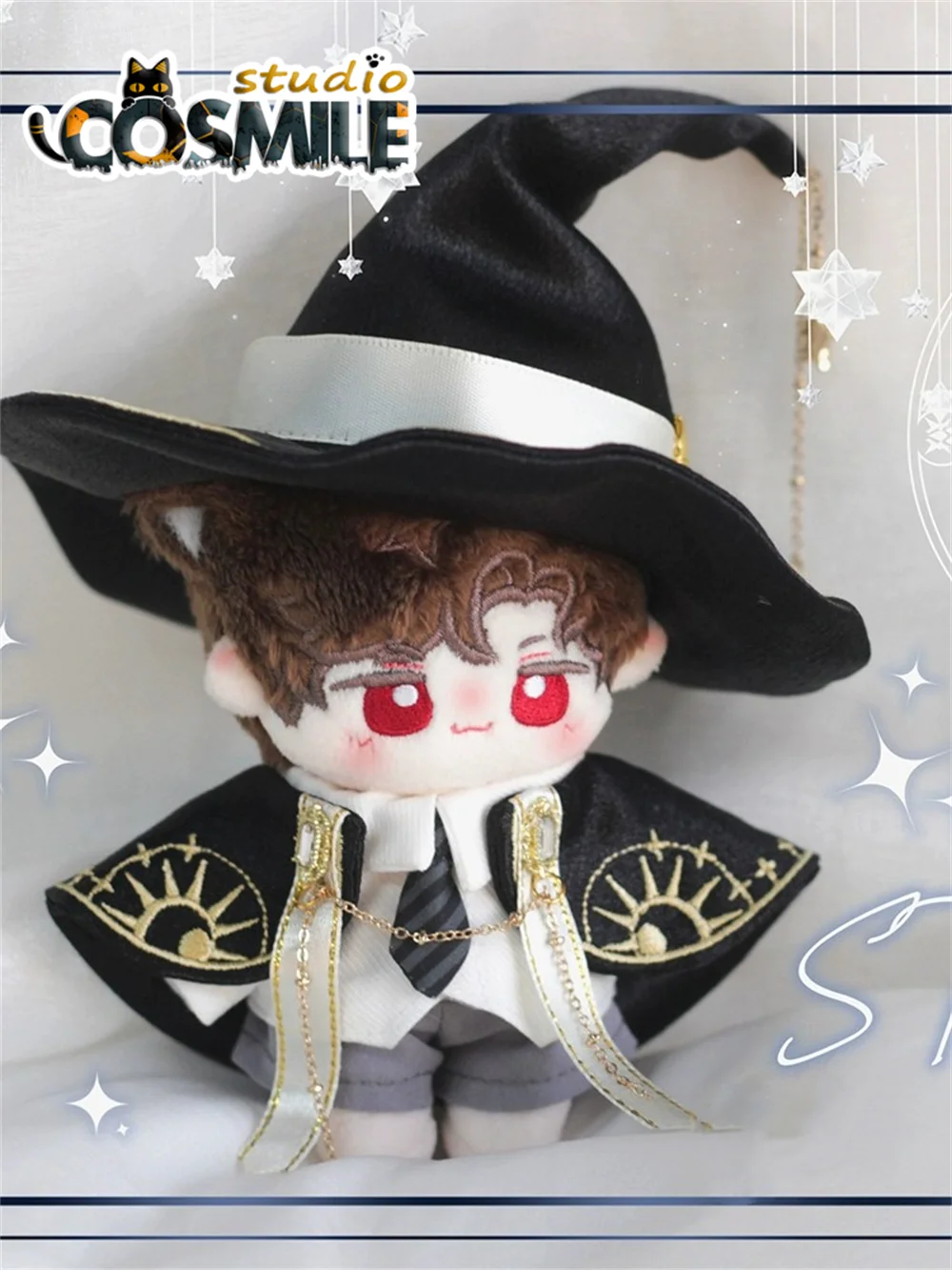 Majo Witch Magic Astrologer Seer Dress Skirt Halloween Costume Stuffed Plushie 10cm Plush Doll Clothing Toy Clothes FS Qi Yuan