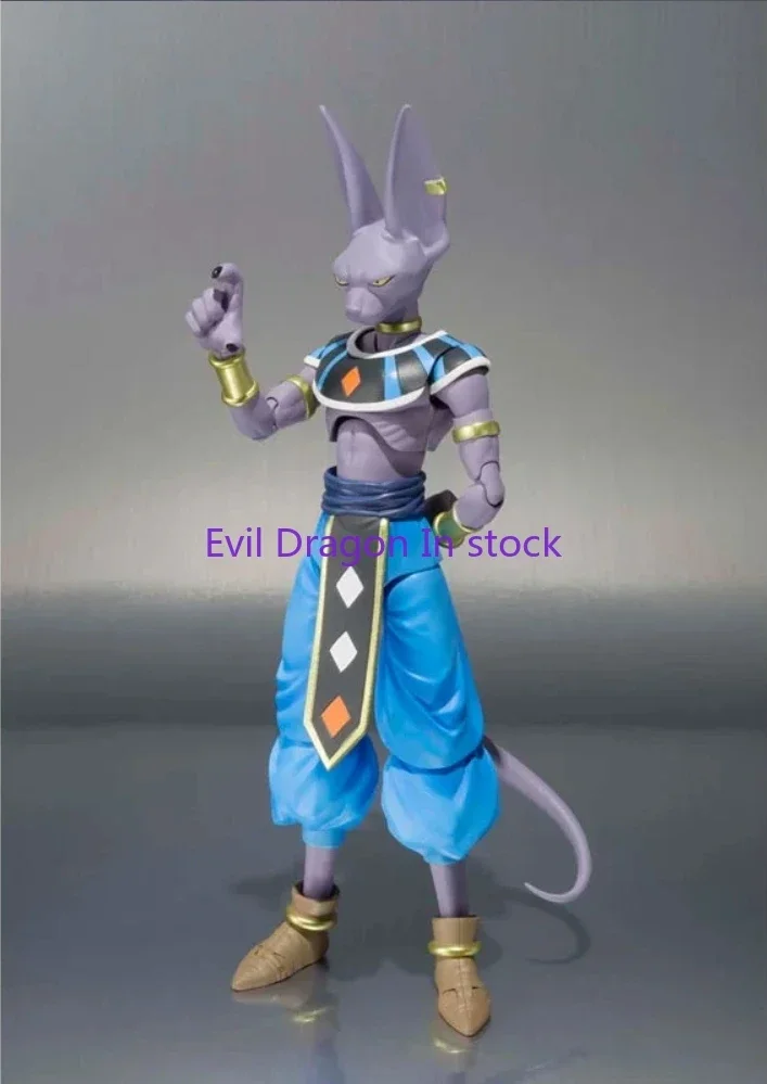 100% Original Bandai SH Figuarts SHF Beerus Dragon Ball Super Anime Action Collection Figures Model Toys Figura In Stock view 4