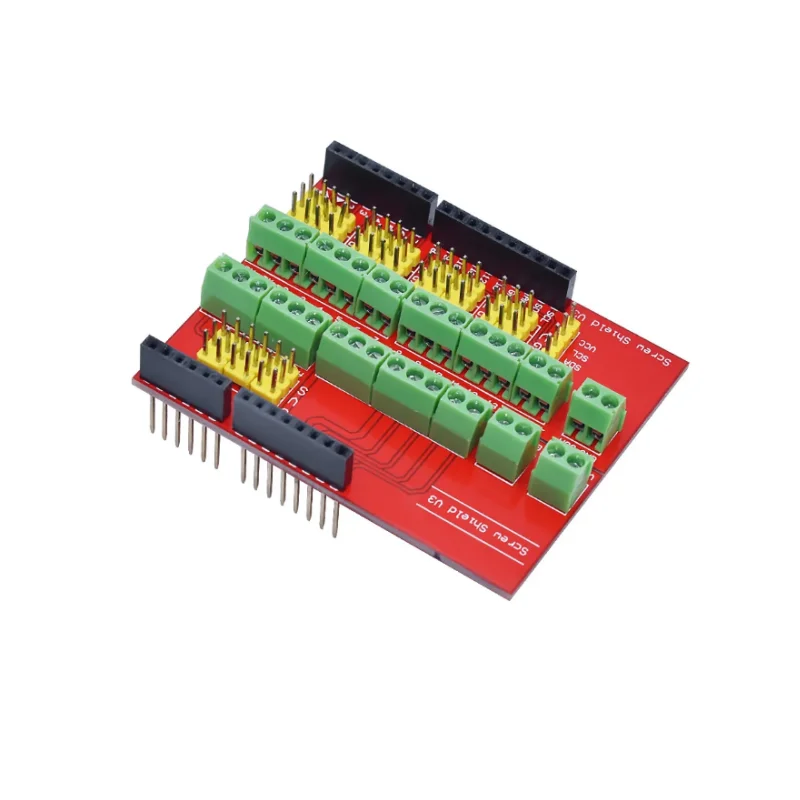 Screw Protector V1 Terminal Expansion Board V1 Is UNO R3 Compatible Interactive Media Moudle for Arduino