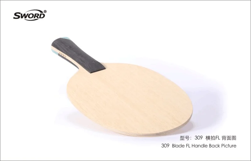 Original SWORD 309 Table Tennis Blade 9 Ply Wood Defensive Blade Soft Vibration Ping Pong Blade FL ST Handle For Chopper Player