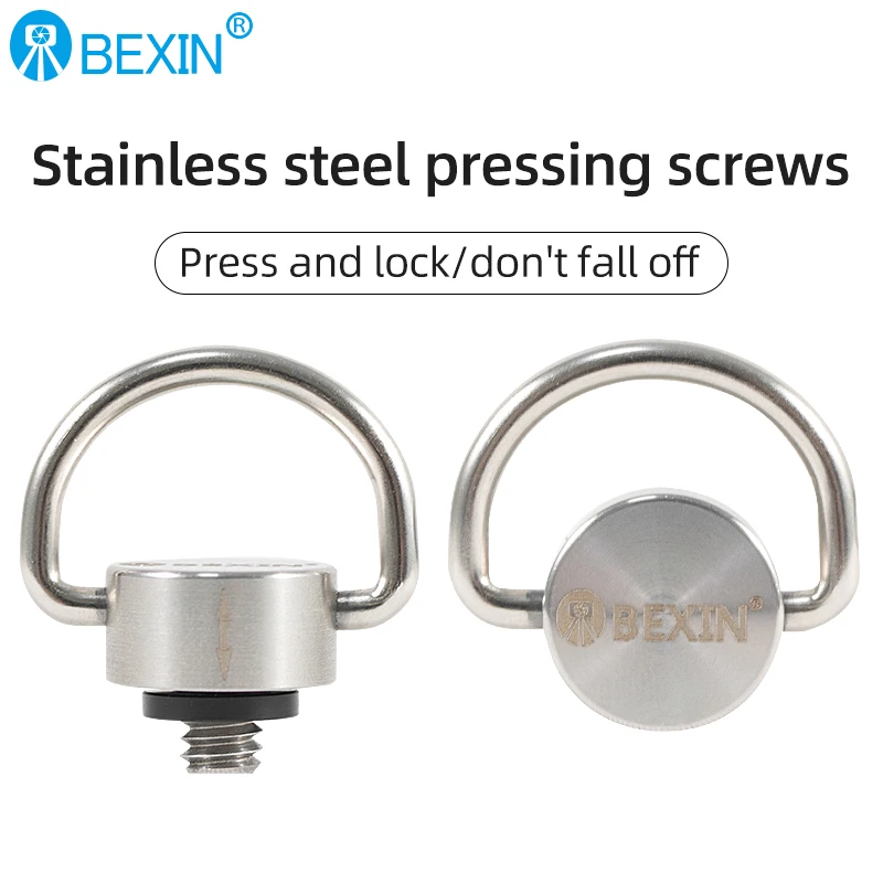 BEXIN1/4 Strap Screw D Ring Camera Screw Mount 1/4 Inch Quick Release Plate Screw Adapter For The Camera Photography Accessories