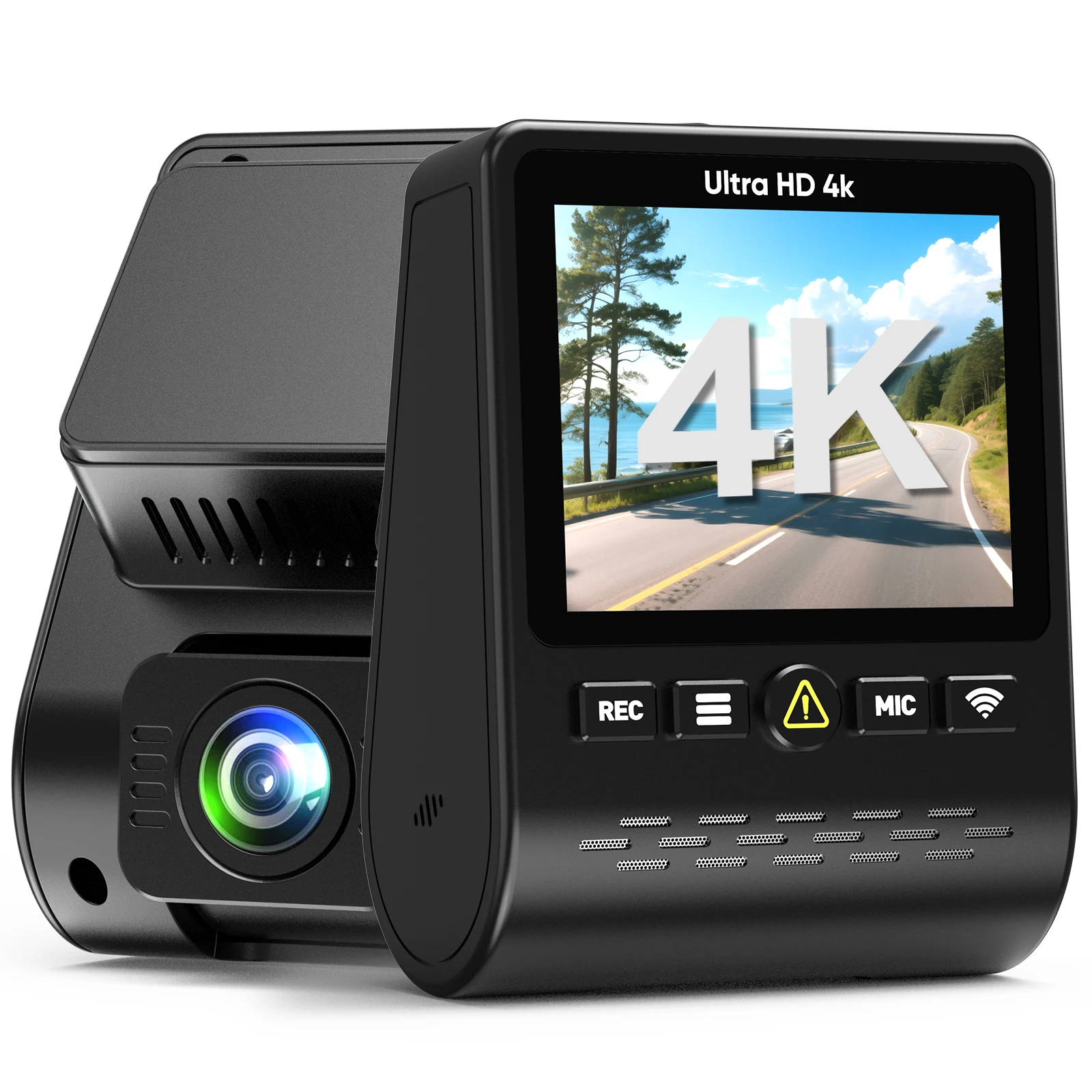 New 2.0" IPS Screen Dash 2160P Car Black Box Starvis WiFi HDR Night Vision Front and Rear Dash Cam 4K
