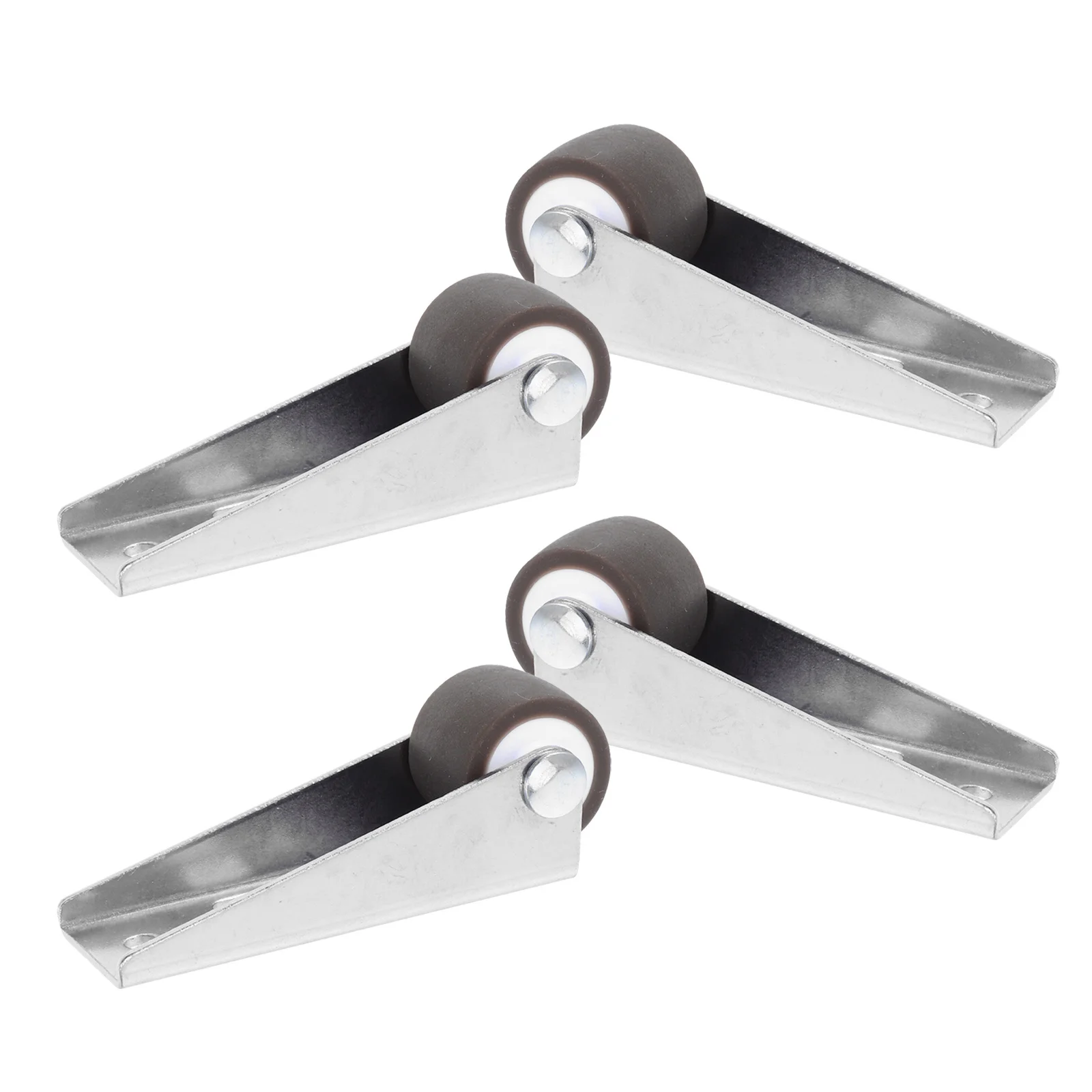 

4Pcs Bottom Roller Support Wheel Durable Silent Caster Heavy Load Capacity Sliding Door Hardware Barn Door Rollers Cabinet