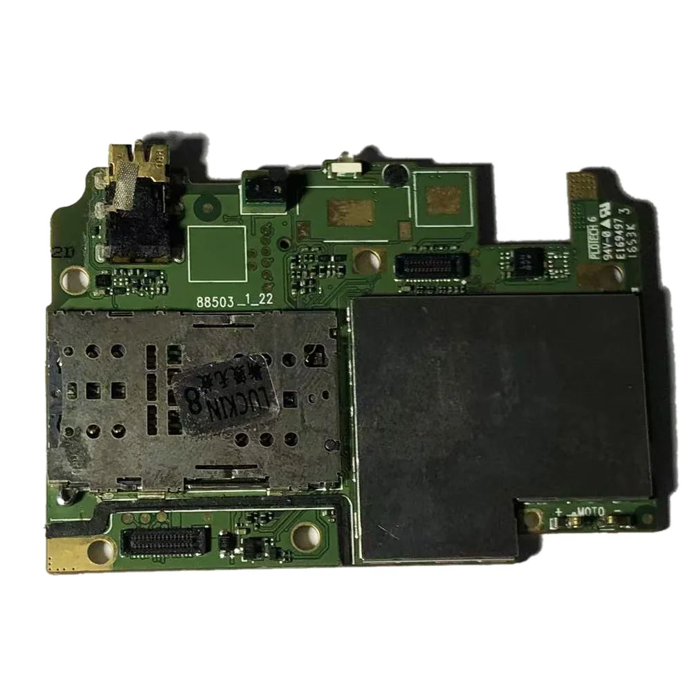 100-動作するメインボード-xiaomi-redmi-4a-2gb-16gb-マザーボードロジックボードオリジナル動作良好ロック解除メイン回路ボード