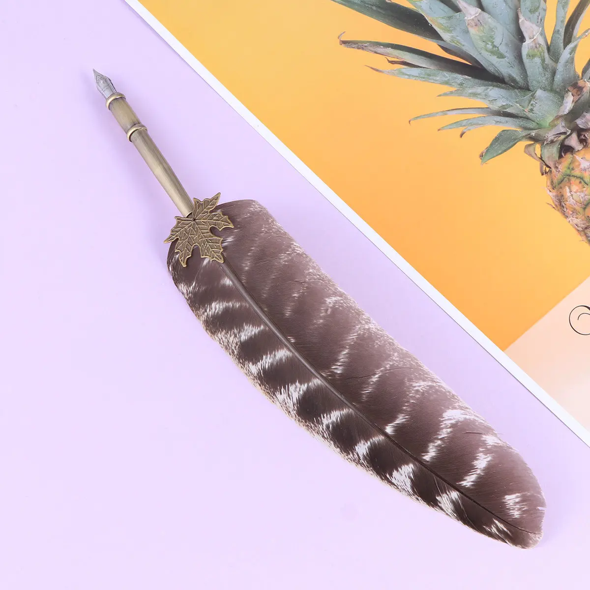 

Изысканная ручка-кисть премиум-класса в ретро-стиле для декора магазинов, свадеб и вечеринок, асимметричный оригинальный дизайн, креативный подарок