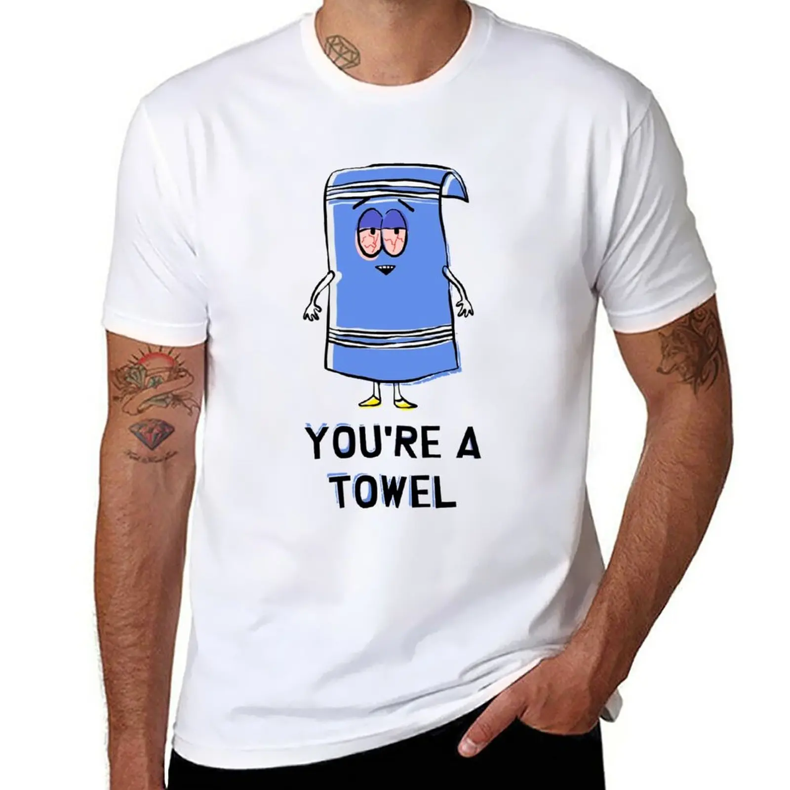 

New You're a Towelie T-Shirt tops animal print shirt for boys Short t-shirt Oversized t-shirt mens t shirts pack