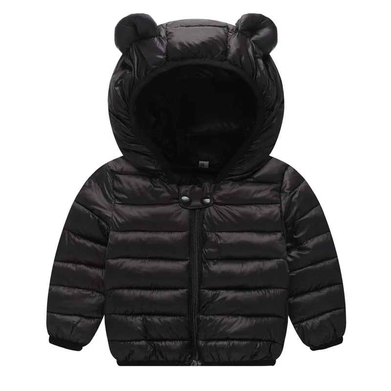 Baby Girl Daily Jacket Children's New Warm Clothes Outerwear Kids Solid Color Down Coat Boy Cute Parkas Casual Fashion Coat