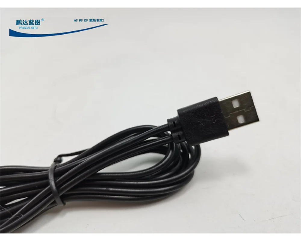 USB Cable, Data Fan Parallel 4-core Power 1 Point, 2 Points, Meter Long