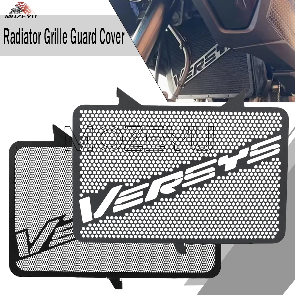 

Motorcycle Radiator Grille Guard Protector Grill Cooler Protection Cover For Kawasaki Versys 1000 2012-2022 2023 2024 Versys1000