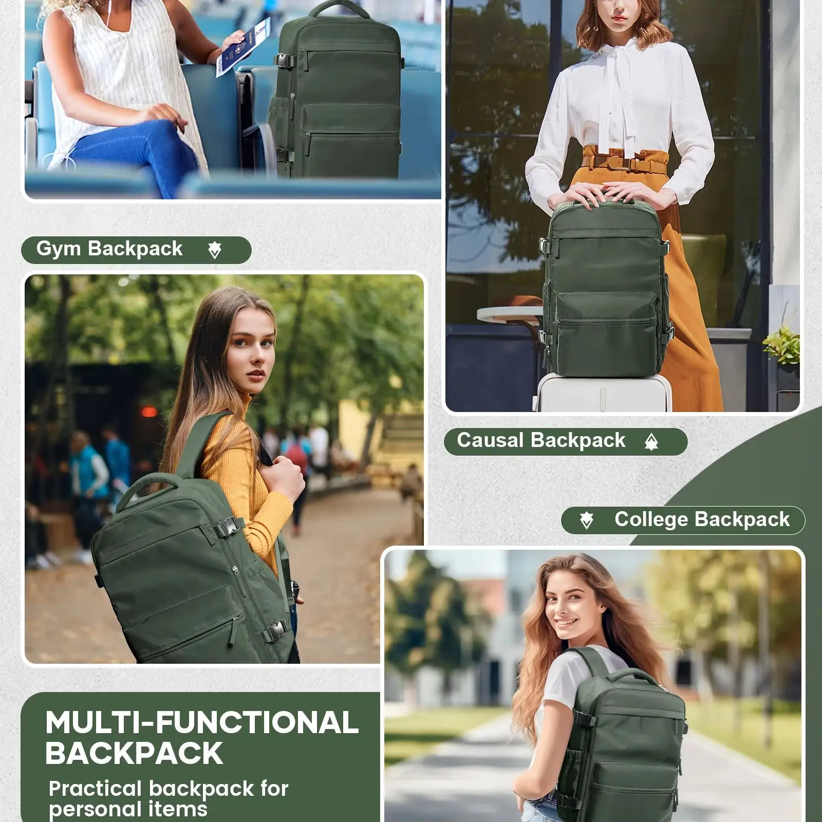 Travel Backpack Men Laptop Backpack Vacuum Compression Backpack Business Large Capacity School Backpack Expand Outdoor Backpack