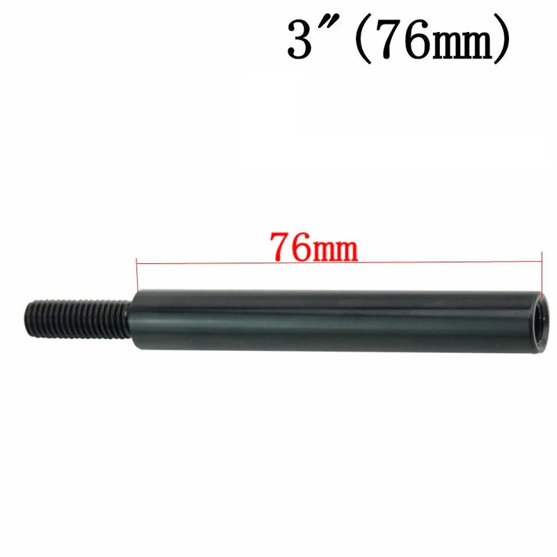 New Useful Shift Knob Extender Part Aluminum Alloy Practical Accessory Aluminum alloy Attachment Black Extension